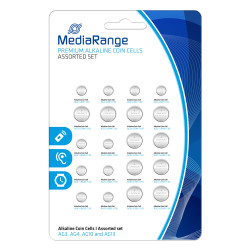 Αλκαλική Μπαταρία MediaRange Premium Coin Cells Assorted Set (20 Pack) (MRBAT119)
