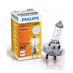 Λάμπα Αυτοκινήτου & Μοτοσυκλέτας Philips H7 Vision + 30% light 1τμχ (12972PRC1) (PHI12972PRC1)