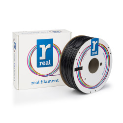 REAL ABS 3D Printer Filament - Black - spool of 1Kg - 2.85mm (REFABSBLACK1000MM3)