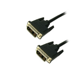 Καλώδιο MediaRange DVI Monitor Digital dual link DVI (24+1)/DVI (24+1) 3.0M Black (MRCS130)
