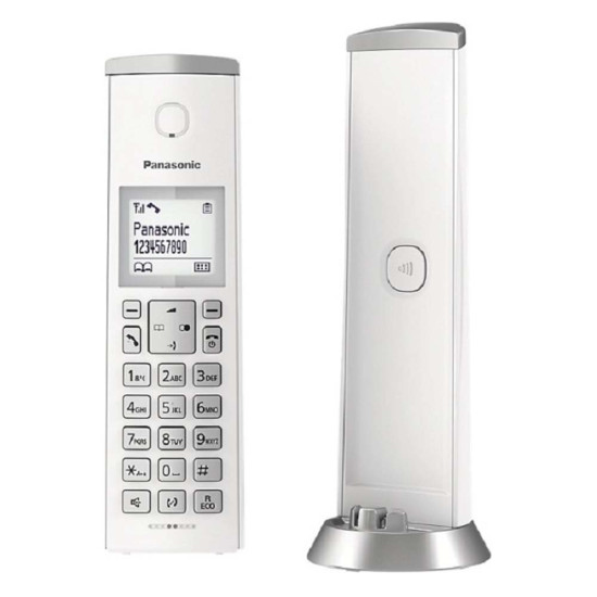 Ασύρματο Τηλέφωνο Panasonic KX-TGK210GRW White (KX-TGK210GRW) (PANKXTGK210GRW)