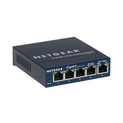 NetGear Unmanaged L2 Switch με 5 Θύρες Gigabit (1Gbps) Ethernet (GS105GE) (NETGS105GE)