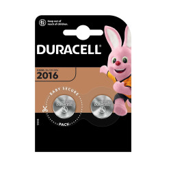 Duracell Μπαταρίες Λιθίου Ρολογιών CR2016 3V 2τμχ (DBCR2016)(DURDBCR2016)