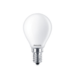 Philips E14 LED Bright White Matt Ball Bulb 6.5W (60W) (LPH02390) (PHILPH02390)