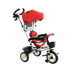 Homcom Τρίκυκλο Παιδικό Ποδήλατο - Καρότσι Χρώματος Κόκκινο (370-027RD) (HOM370-027RD)