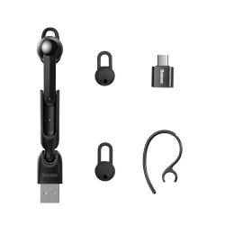 Baseus Encok A05 Earbud Bluetooth Handsfree Ακουστικό Μαύρο (NGA05-01)