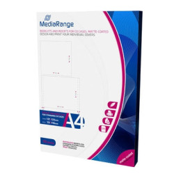 MediaRange Booklets and Inserts for CD Jewelcases Matte (50 Pack) (MRINK120)