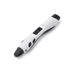 REAL 3D Pen White with LCD display (PRO version) (3DPRINTERPENW) (REF3DPRINTERPENW)