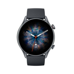 Amazfit GTR 3 Pro Aluminium Αδιάβροχο Smartwatch με Παλμογράφο (Infinite Black) (A2040IB)